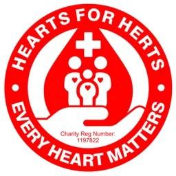 Hearts for herts logo
